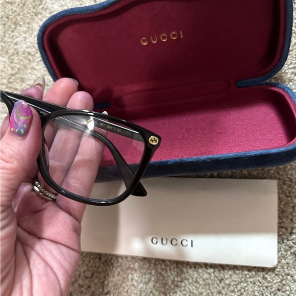 Gucci glasses gg black frame no prescription - Picture 4 of 4